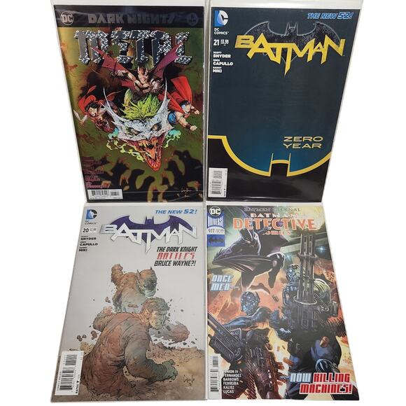 DC Batman Detective, Dark Nights, New 52 Comic Book Lot Of 4 VG/NM - Picture 1 of 5